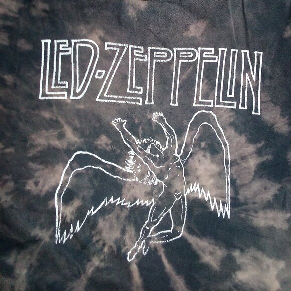 Vintage Y2K Led Zeppelin Tie Dye T-Shirt - Picture 1 of 7